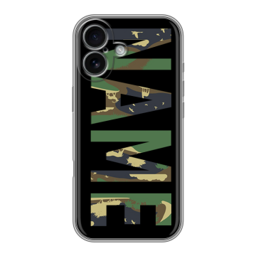 Силиконовый чехол на Iphone 17 с принтом NAME