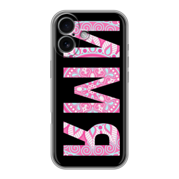 Силиконовый чехол на Iphone 17 с принтом ИМЯ