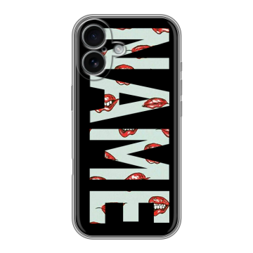Силиконовый чехол на Iphone 17 с принтом NAME