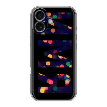 Силиконовый чехол на Iphone 17 с принтом ИМЯ
