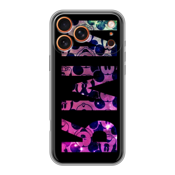Силиконовый чехол на Iphone 17 Pro с принтом ИМЯ