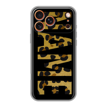 Силиконовый чехол на Iphone 17 Pro с принтом NAME