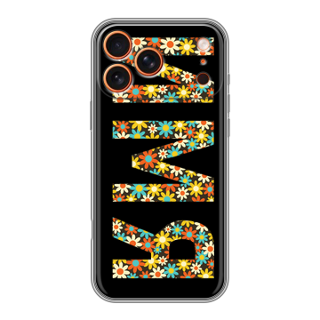 Силиконовый чехол на Iphone 17 Pro с принтом ИМЯ