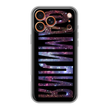 Силиконовый чехол на Iphone 17 Pro с принтом ФАМИЛИЯ