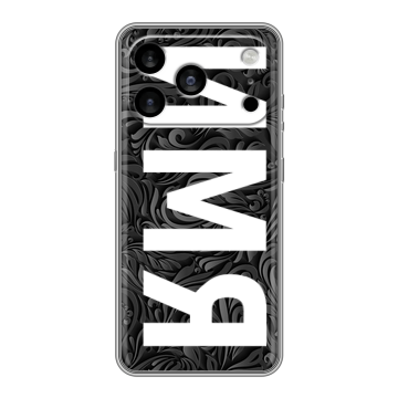 Силиконовый чехол на Iphone 17 Pro Max с принтом ИМЯ