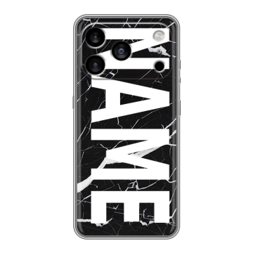 Силиконовый чехол на Iphone 17 Pro Max с принтом NAME