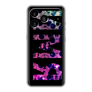 Силиконовый чехол на Iphone 17 Pro Max с принтом ИМЯ