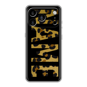 Силиконовый чехол на Iphone 17 Pro Max с принтом NAME