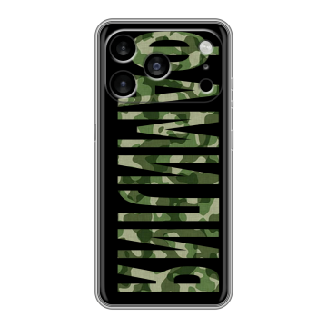 Силиконовый чехол на Iphone 17 Pro Max с принтом ФАМИЛИЯ