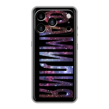 Силиконовый чехол на Iphone 17 Pro Max с принтом ФАМИЛИЯ