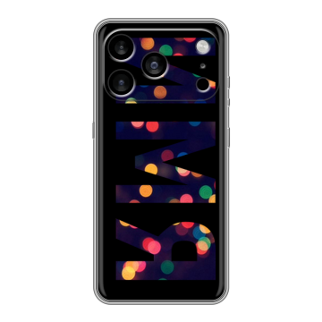 Силиконовый чехол на Iphone 17 Pro Max с принтом ИМЯ
