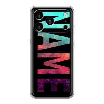 Силиконовый чехол на Iphone 17 Pro Max с принтом NAME