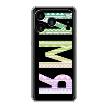 Силиконовый чехол на Iphone 17 Pro Max с принтом ИМЯ