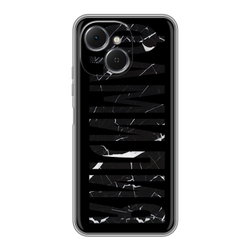 Силиконовый чехол на Tecno Spark 40C с принтом ФАМИЛИЯ