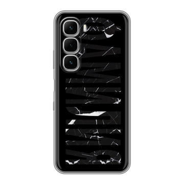 Силиконовый чехол на Infinix Hot 60i с принтом ФАМИЛИЯ