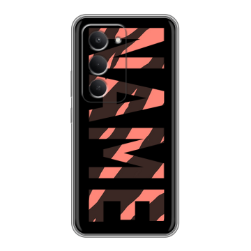 Силиконовый чехол на Redmi 15 с принтом NAME