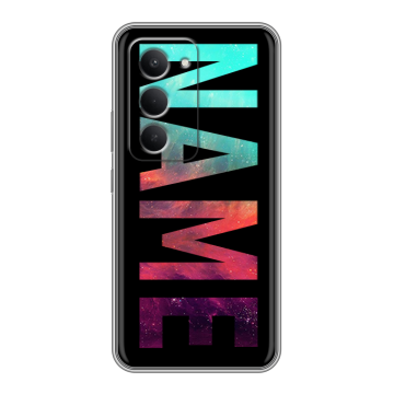 Силиконовый чехол на Redmi 15 с принтом NAME