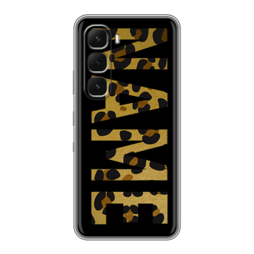 Силиконовый чехол на Infinix Hot 60 Pro с принтом NAME