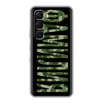 Силиконовый чехол на Infinix Hot 60 Pro с принтом ФАМИЛИЯ