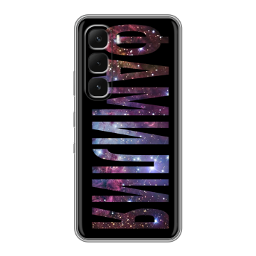 Силиконовый чехол на Infinix Hot 60 Pro с принтом ФАМИЛИЯ