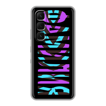 Силиконовый чехол на Infinix Hot 60 Pro Plus с принтом ФАМИЛИЯ