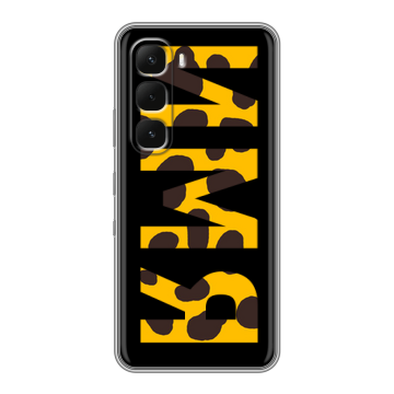 Силиконовый чехол на Infinix Hot 60 Pro Plus с принтом ИМЯ