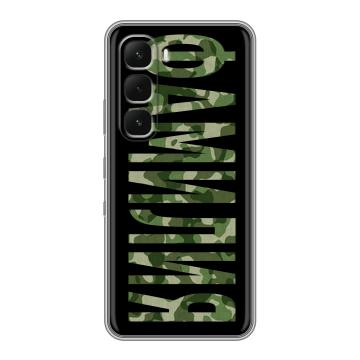 Силиконовый чехол на Infinix Hot 60 Pro Plus с принтом ФАМИЛИЯ