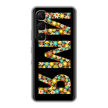 Силиконовый чехол на Infinix Hot 60 Pro Plus с принтом ИМЯ