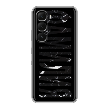 Силиконовый чехол на Infinix Hot 60 Pro Plus с принтом ФАМИЛИЯ