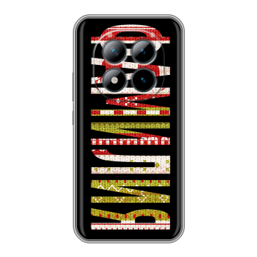 Силиконовый чехол на Xiaomi Redmi Note 15 Pro Plus 5G с принтом ФАМИЛИЯ