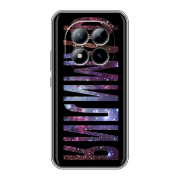 Силиконовый чехол на Xiaomi Redmi Note 15 Pro Plus 5G с принтом ФАМИЛИЯ