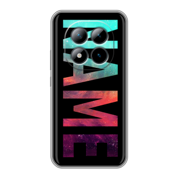 Силиконовый чехол на Xiaomi Redmi Note 15 Pro Plus 5G с принтом NAME