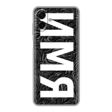 Силиконовый чехол на Samsung Galaxy A07 с принтом ИМЯ
