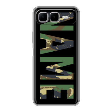 Силиконовый чехол на Infinix Smart 10 Plus с принтом NAME