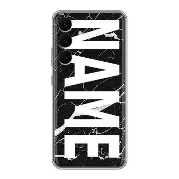 Силиконовый чехол на Samsung Galaxy S25 FE с принтом NAME