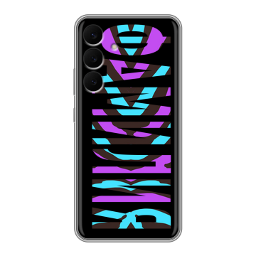 Силиконовый чехол на Samsung Galaxy S25 FE с принтом ФАМИЛИЯ