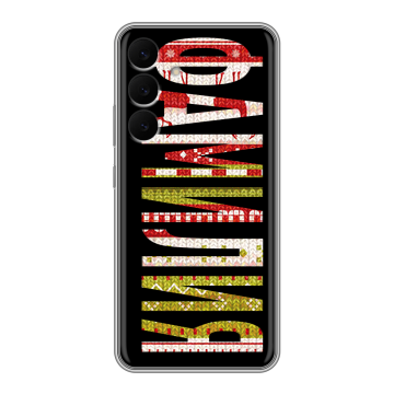 Силиконовый чехол на Samsung Galaxy S25 FE с принтом ФАМИЛИЯ