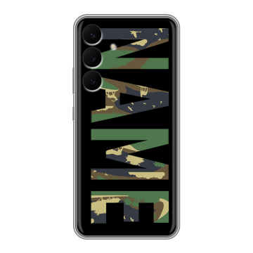 Силиконовый чехол на Samsung Galaxy S25 FE с принтом NAME