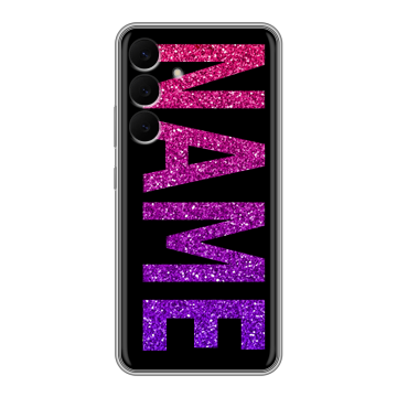 Силиконовый чехол на Samsung Galaxy S25 FE с принтом NAME