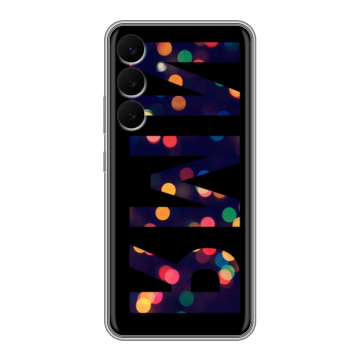 Силиконовый чехол на Samsung Galaxy S25 FE с принтом ИМЯ