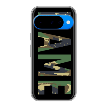 Силиконовый чехол на Google Pixel 10 с принтом NAME