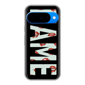 Силиконовый чехол на Google Pixel 10 с принтом NAME