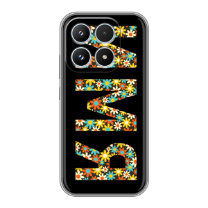 Силиконовый чехол на Xiaomi 17 с принтом ИМЯ