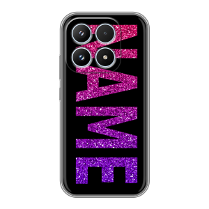 Силиконовый чехол на Xiaomi 17 с принтом NAME