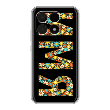 Силиконовый чехол на Xiaomi 15T с принтом ИМЯ
