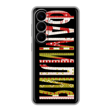 Силиконовый чехол на Samsung Galaxy S26 с принтом ФАМИЛИЯ