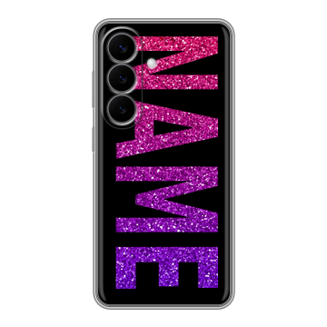 Силиконовый чехол на Samsung Galaxy S26 с принтом NAME