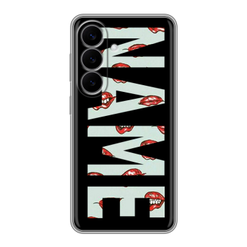 Силиконовый чехол на Samsung Galaxy S26 с принтом NAME