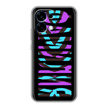 Силиконовый чехол на OPPO A6 Pro с принтом ФАМИЛИЯ