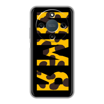 Силиконовый чехол на Honor X9d с принтом ИМЯ